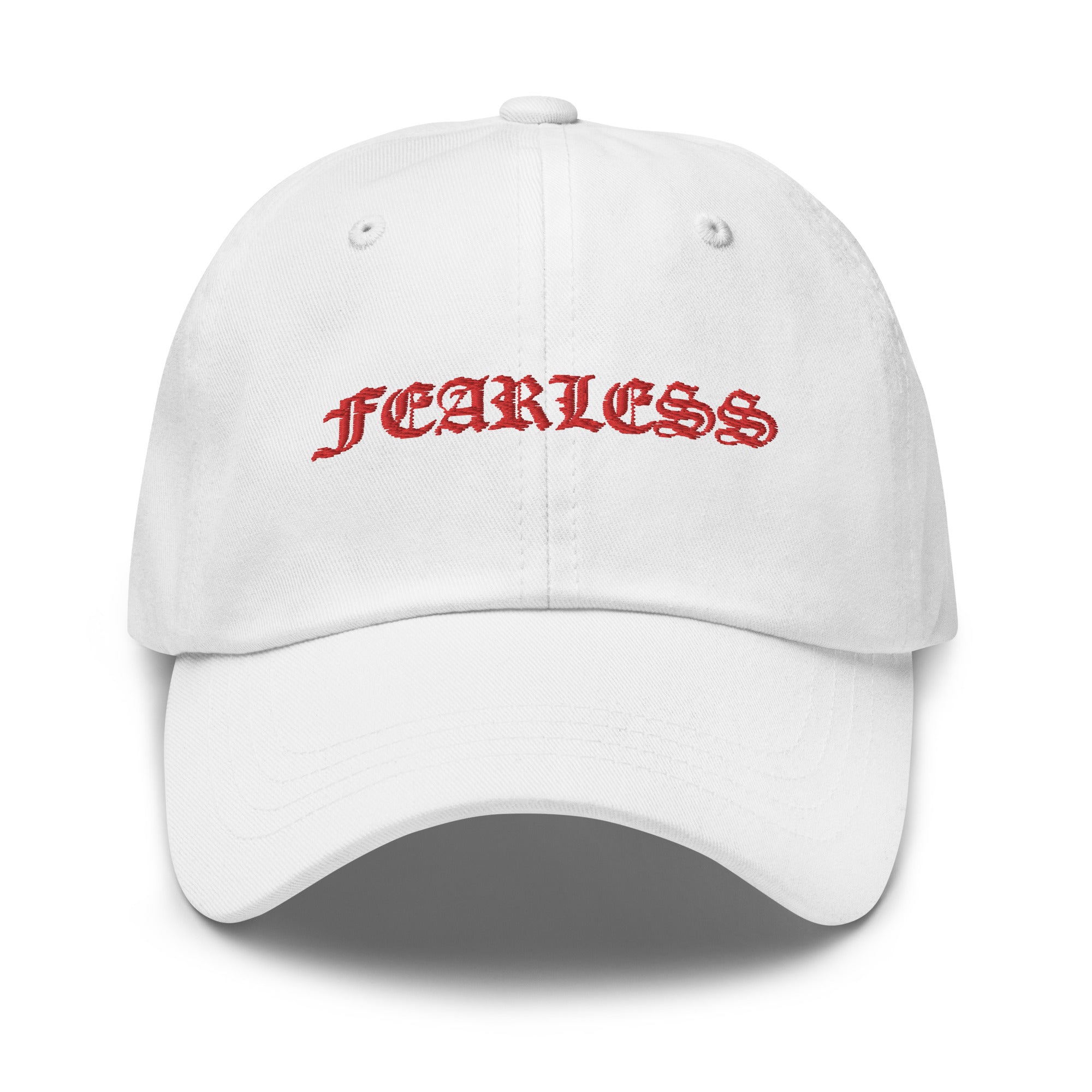 Fearless Dad Hat (White-Red)