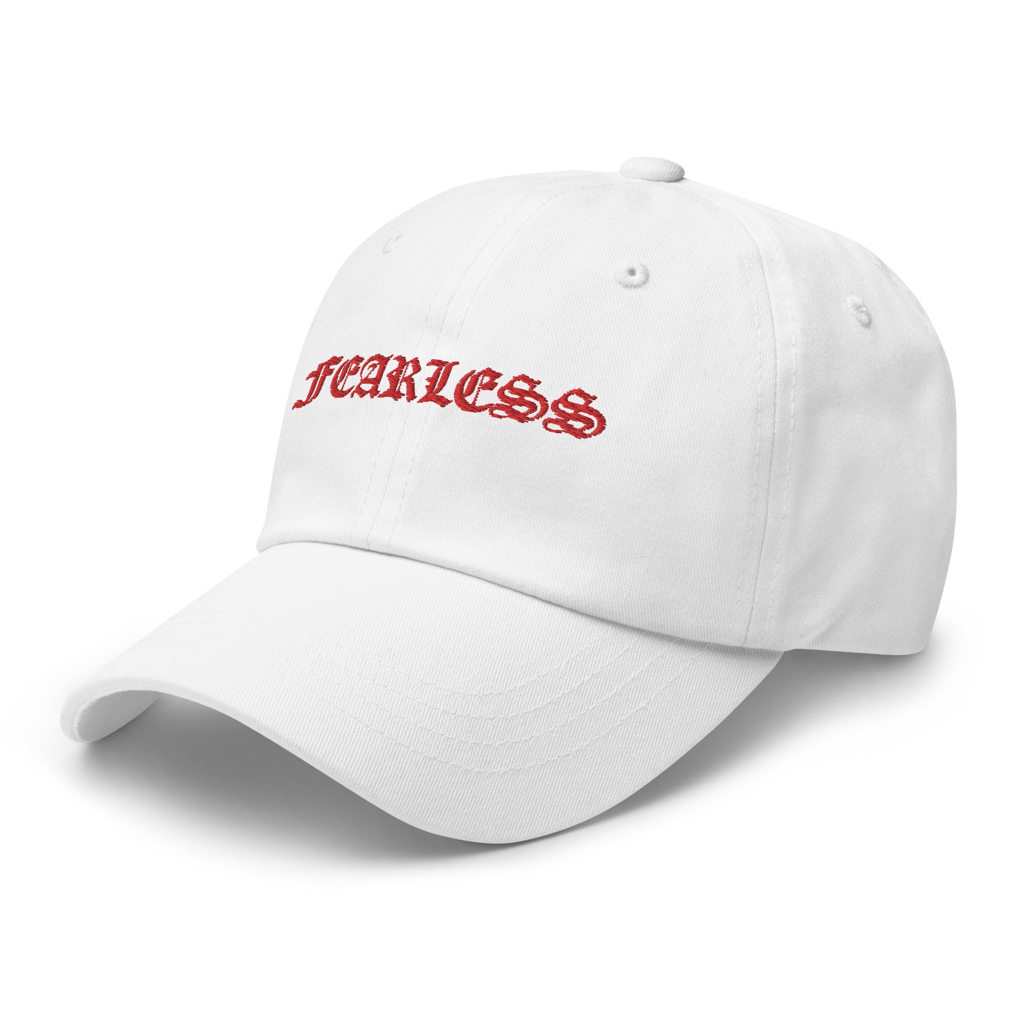 Fearless Dad Hat (White-Red)